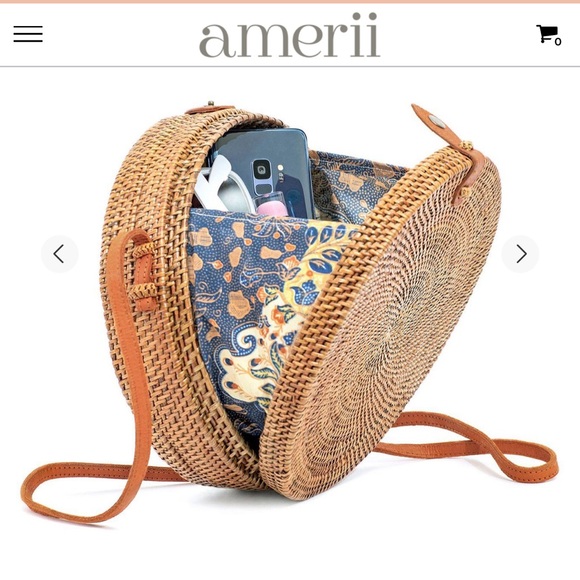 Straw round tortilla bag - Picture 5 of 5